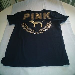 Pink bling tee